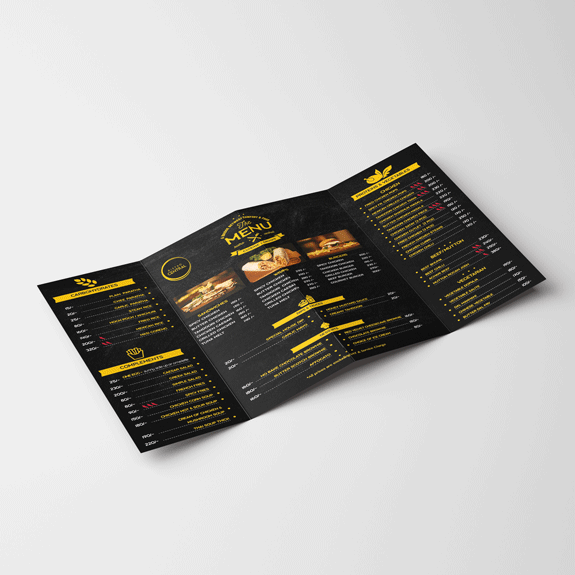 Food Menu Card - ফুড মেনু কার্ড